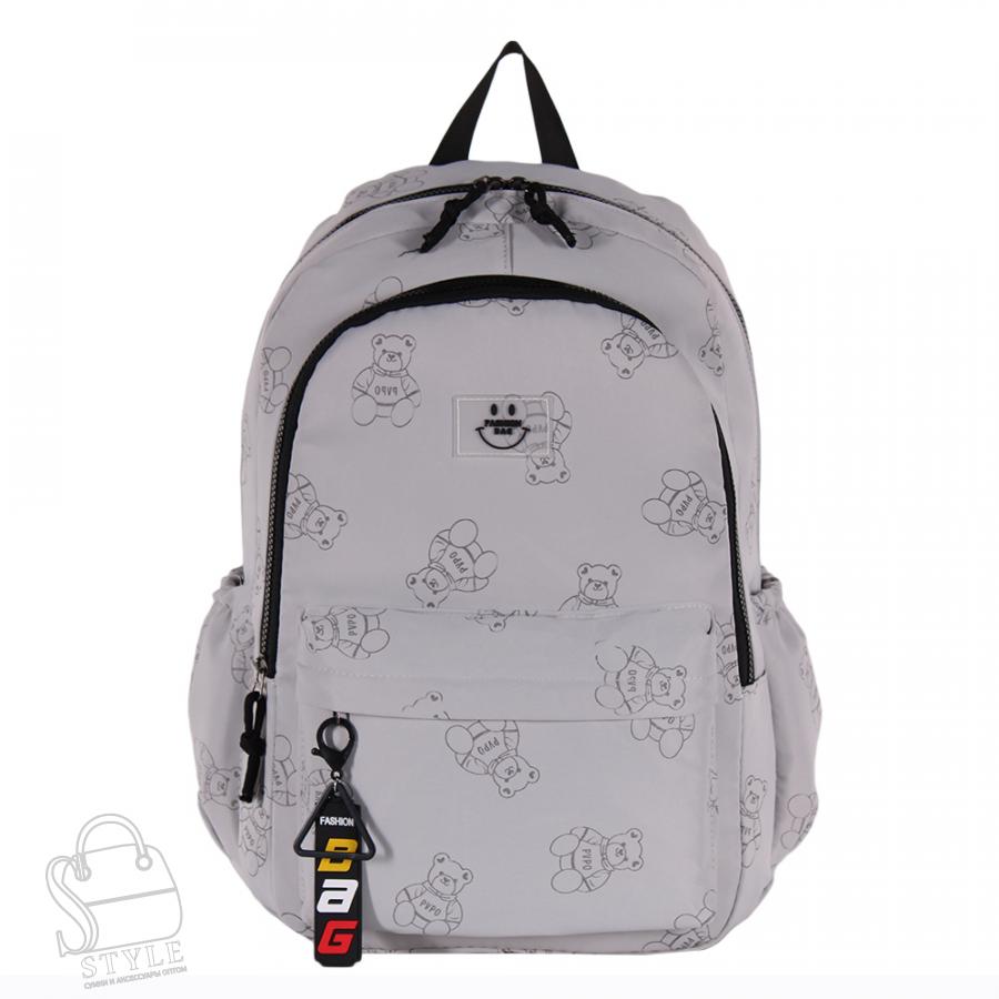 Рюкзак женский текстильный 1276PW l.gray Sikale в Нижнем Новгороде