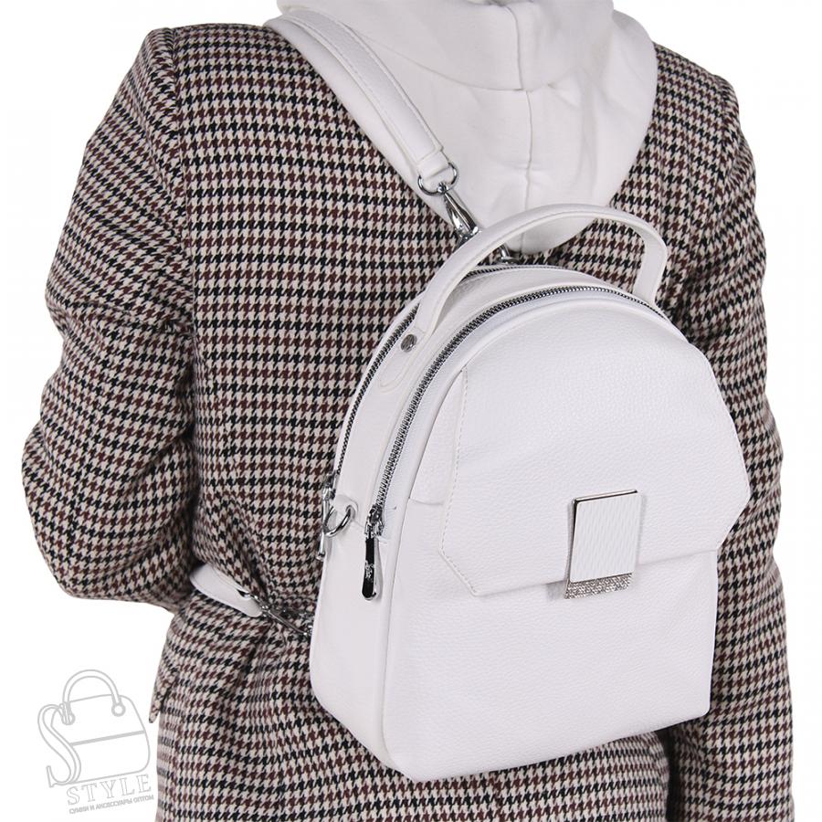 Рюкзак женский 69162 white Velina Fabbiano-Safenta/30 в Нижнем Новгороде