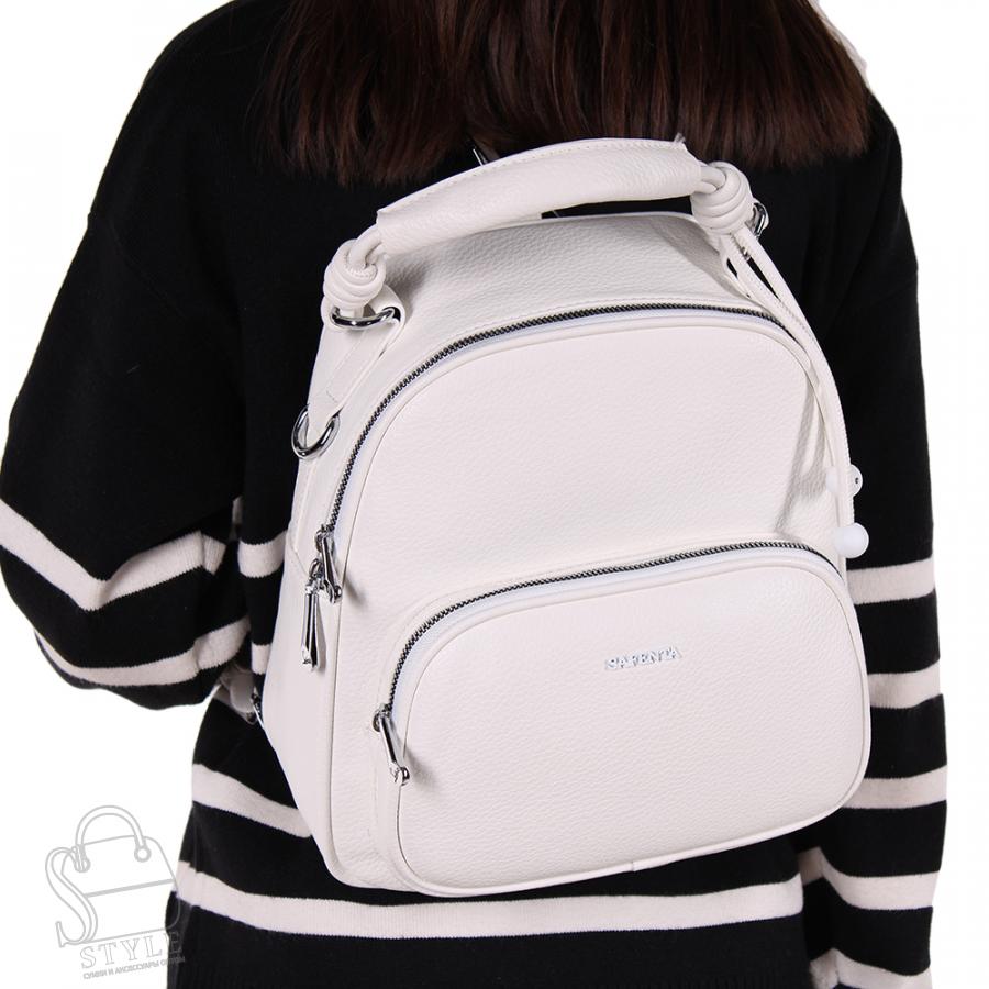 Рюкзак женский 670070-1 white  Velina Fabbiano-Safenta/30  в Нижнем Новгороде