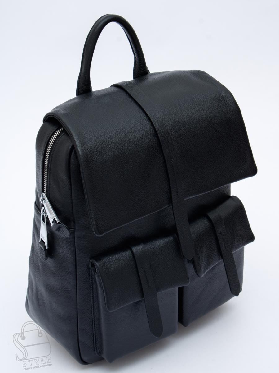 Рюкзак женский кожаный 18297 black Polina&Eiterou  в Нижнем Новгороде