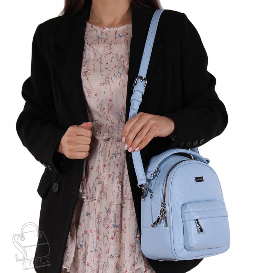 Рюкзак женский 69152 blue Velina Fabbiano-Safenta/20 в Нижнем Новгороде