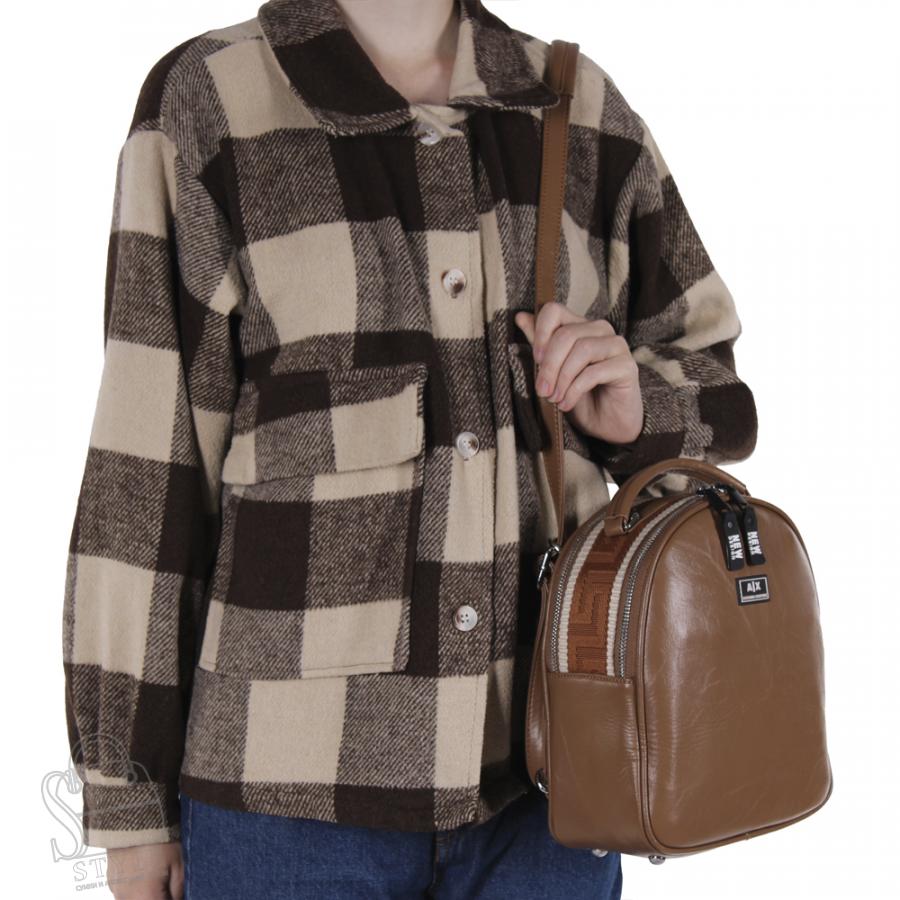 Рюкзак женский 9158CD coffee Alex&Mia/30 в Нижнем Новгороде