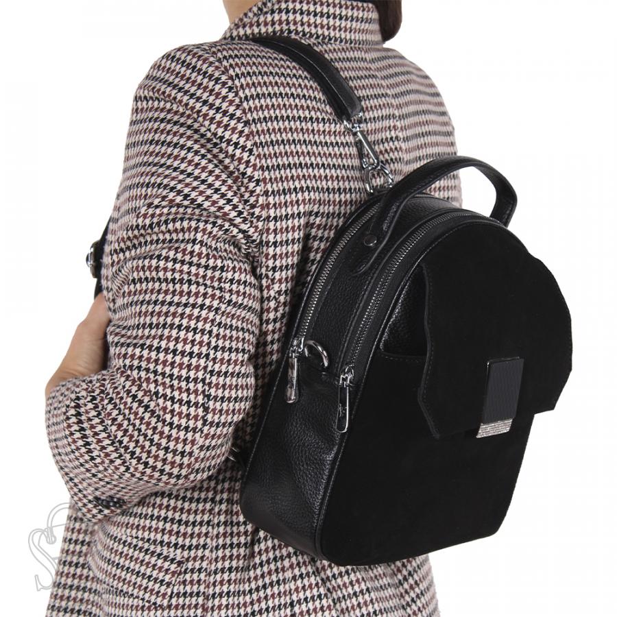 Рюкзак женский 69162-1AA black Velina Fabbiano-Safenta/30  в Нижнем Новгороде