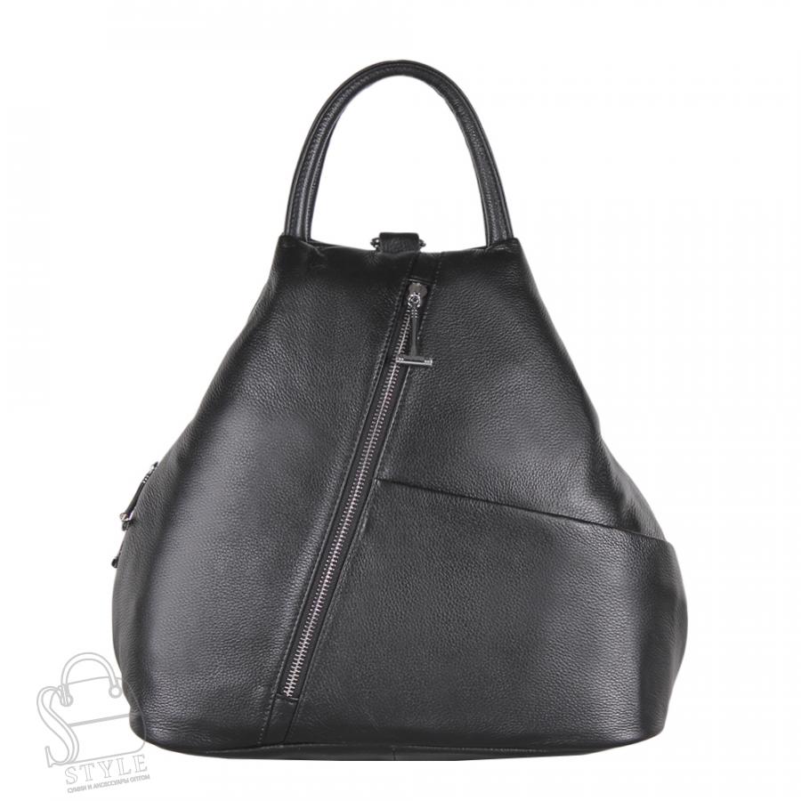 Рюкзак женский кожаный 18092 black Polina&Eiterou в Нижнем Новгороде