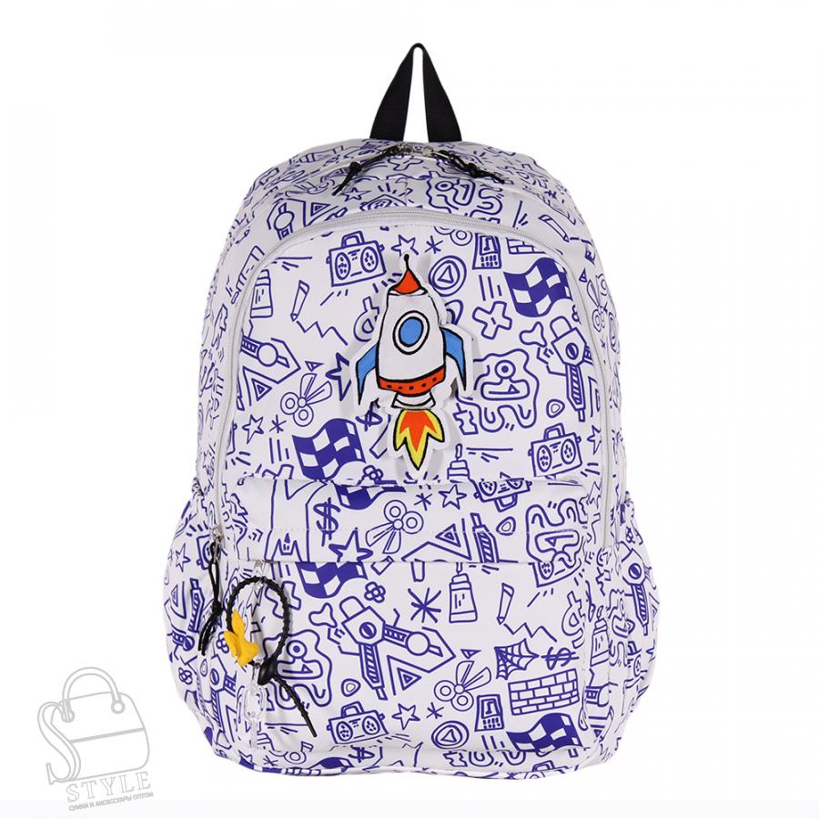 Рюкзак текстильный 5685PW blue Sikaile  в Нижнем Новгороде