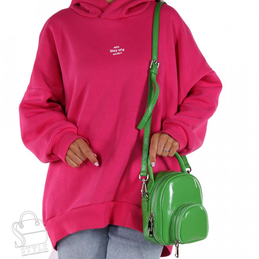 Рюкзак женский кожаный 7020VG green Vitelli Grassi  в Нижнем Новгороде