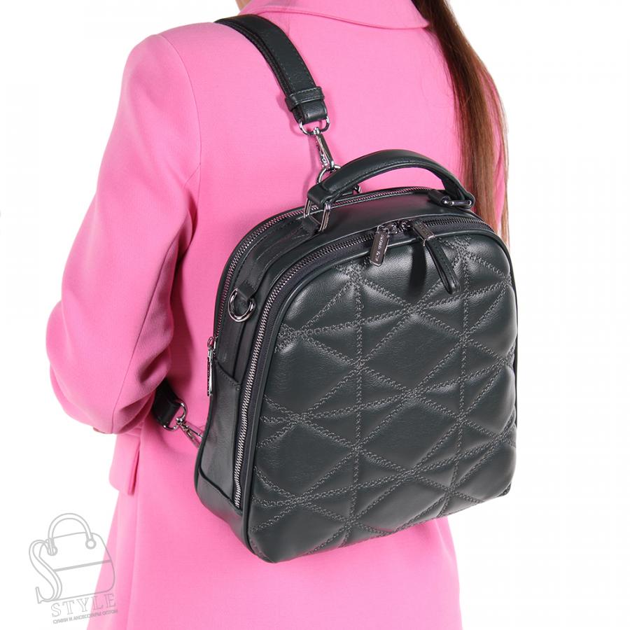 Рюкзак женский 575338-3 d.green Velina Fabbiano/50  в Нижнем Новгороде