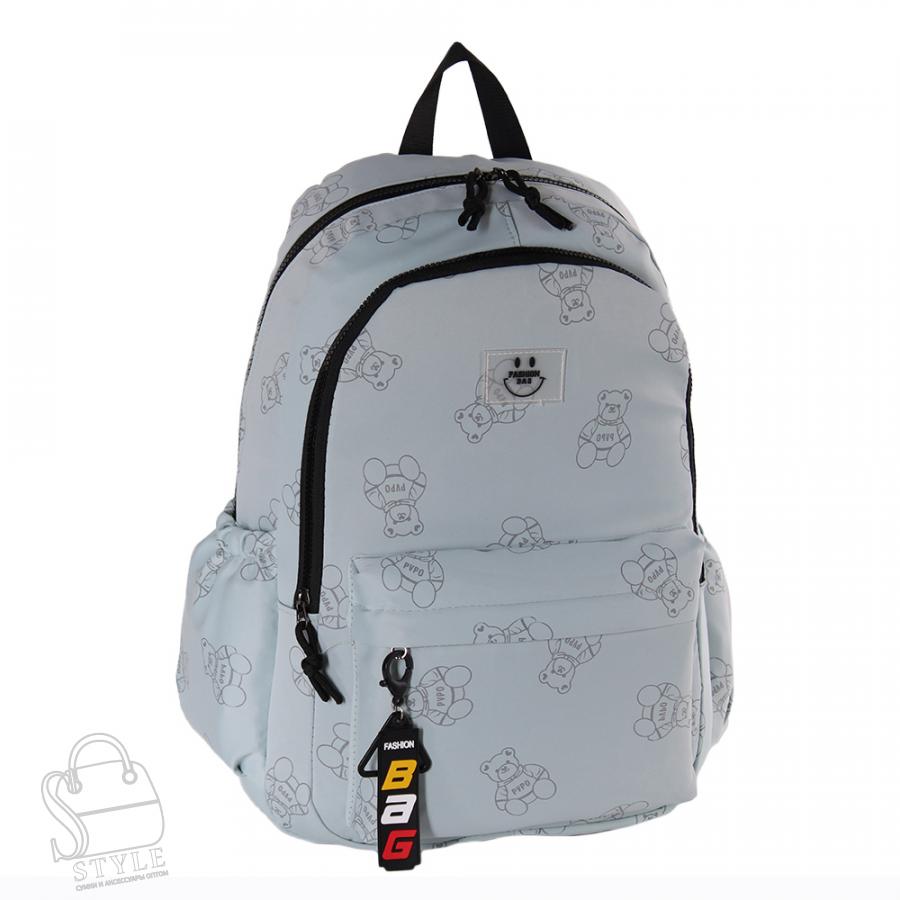 Рюкзак женский текстильный 1276PW l.blue Sikale в Нижнем Новгороде