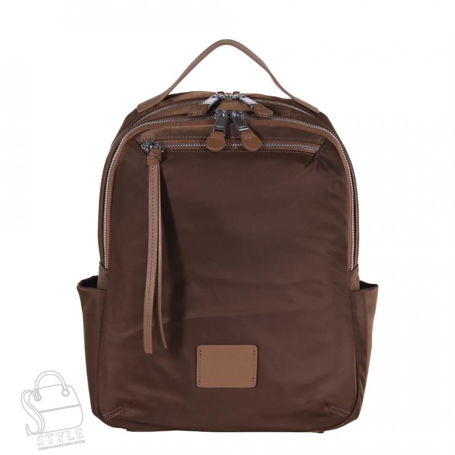 Рюкзак женский текстильный 23268 coffee Polina&Eiterou  в Нижнем Новгороде