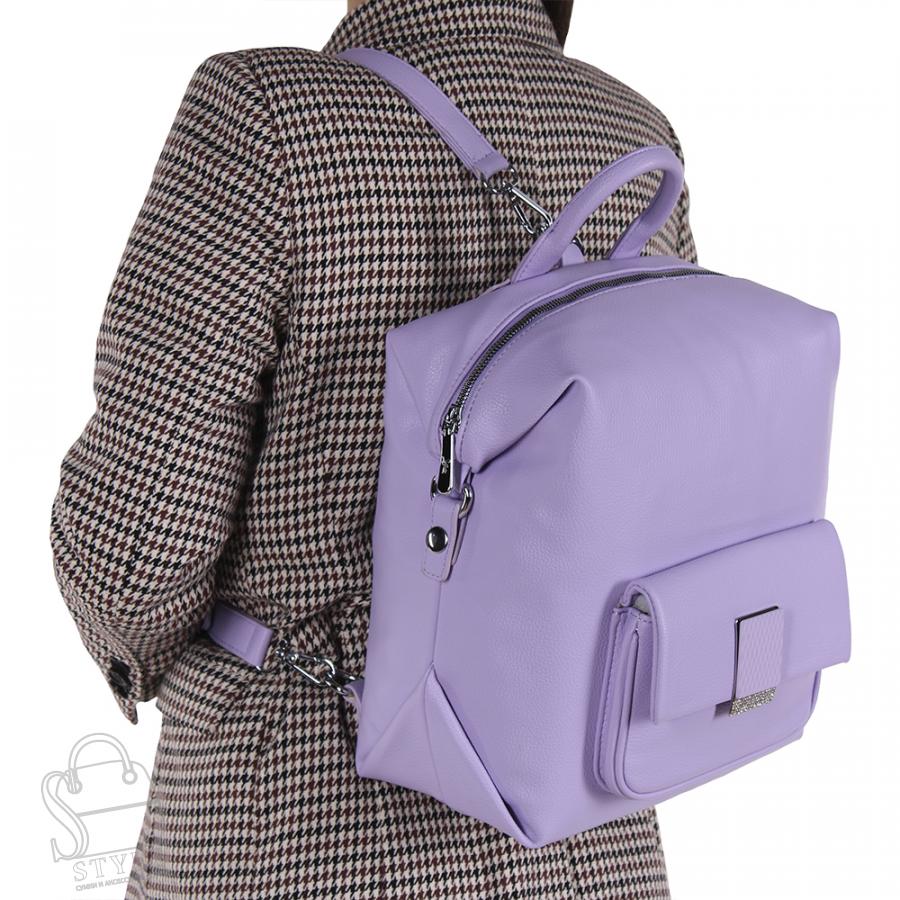Рюкзак женский 69146 purple Velina Fabbiano-Safenta/30 в Нижнем Новгороде