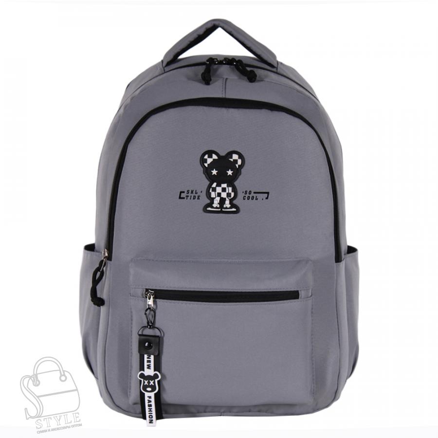 Рюкзак женский текстильный 1867P gray Sikaile  в Нижнем Новгороде