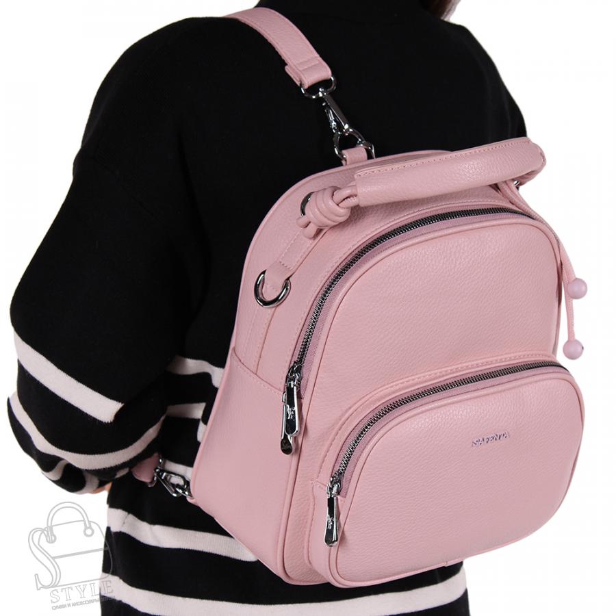 Рюкзак женский 670070-1 pink Velina fabbaino-Safenta/30 в Нижнем Новгороде