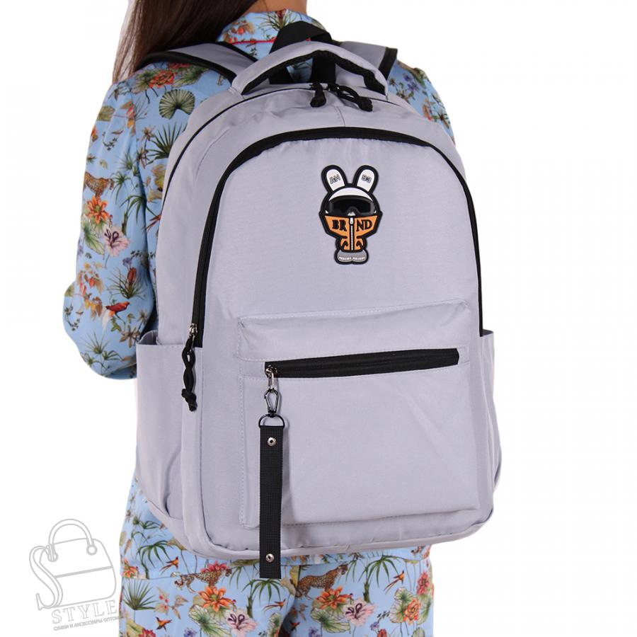 Рюкзак женский текстильный 1866P l.gray Sikale в Нижнем Новгороде