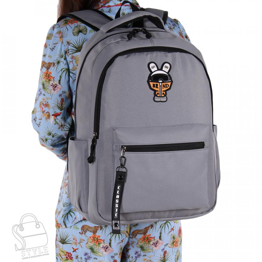 Рюкзак женский текстильный 1866PW gray Sikale  в Нижнем Новгороде