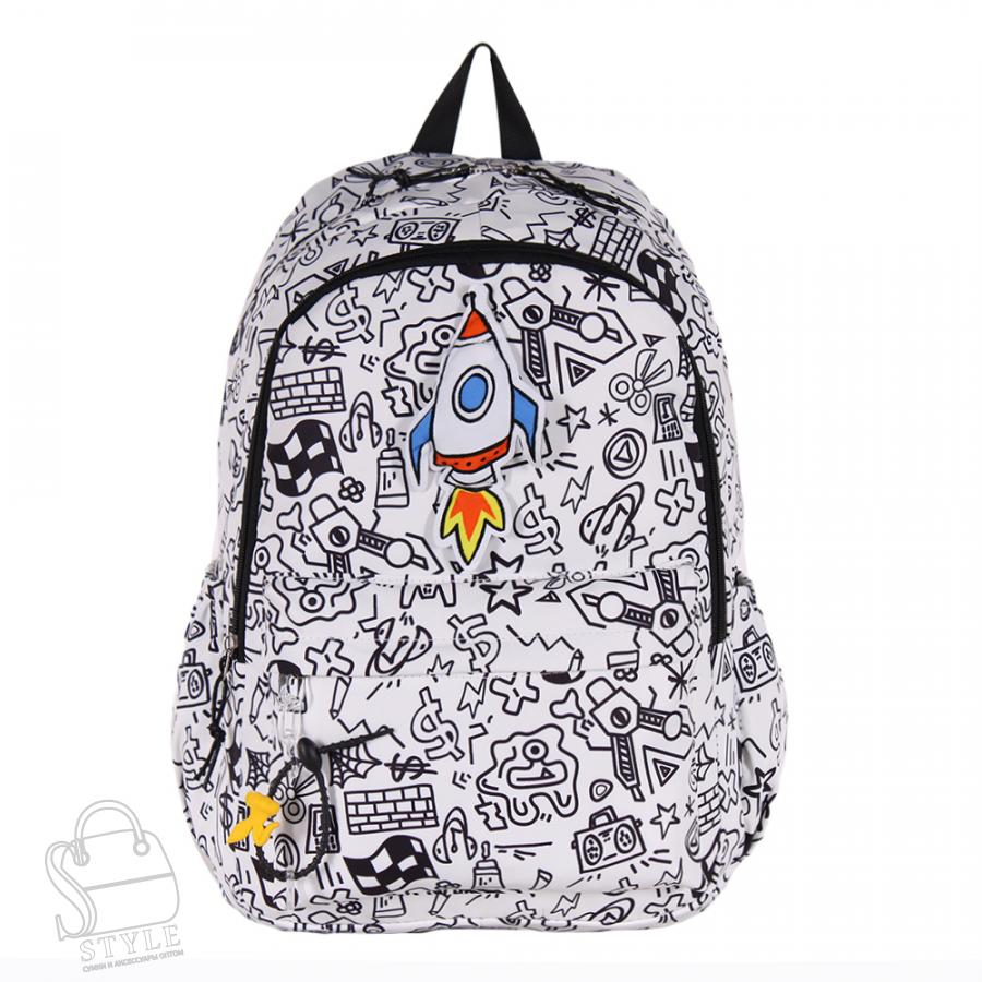 Рюкзак текстильный 5685PW black Sikaile  в Нижнем Новгороде