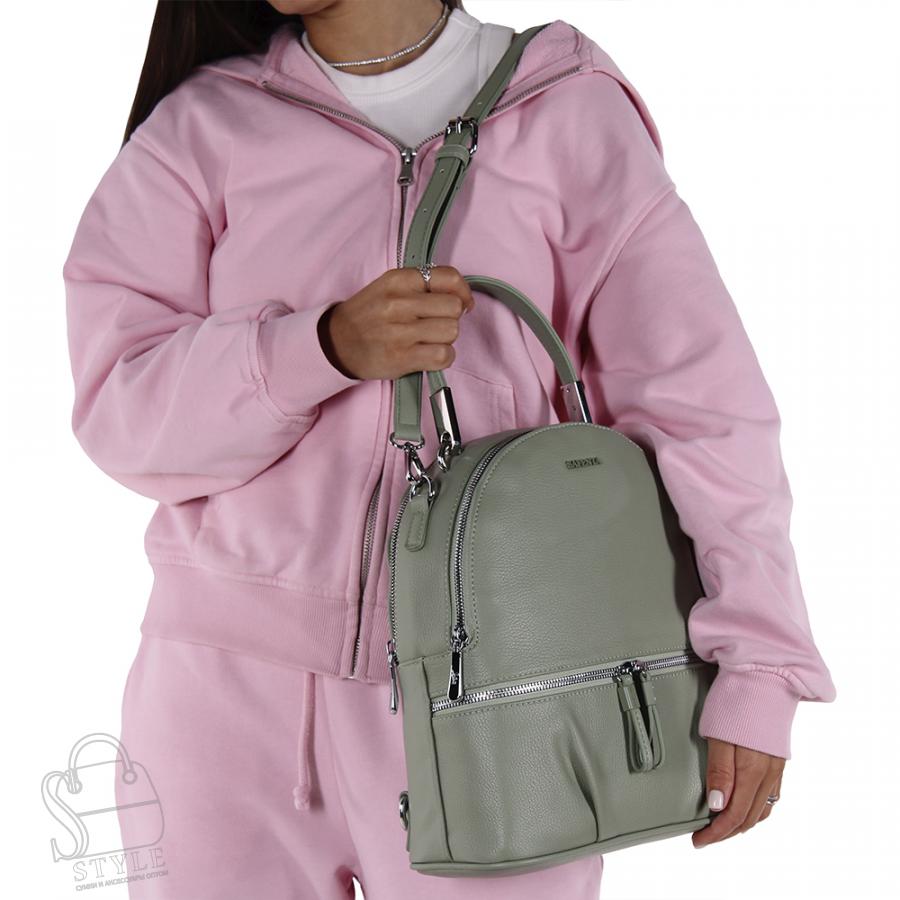 Рюкзак женский 69135 green Velina Fabbiano-Safenta  в Нижнем Новгороде