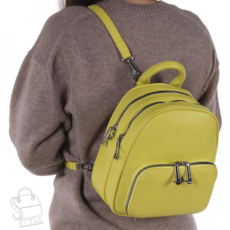 Рюкзак женский 670100 yellow Velina Fabbiano-Safenta/30 в Нижнем Новгороде