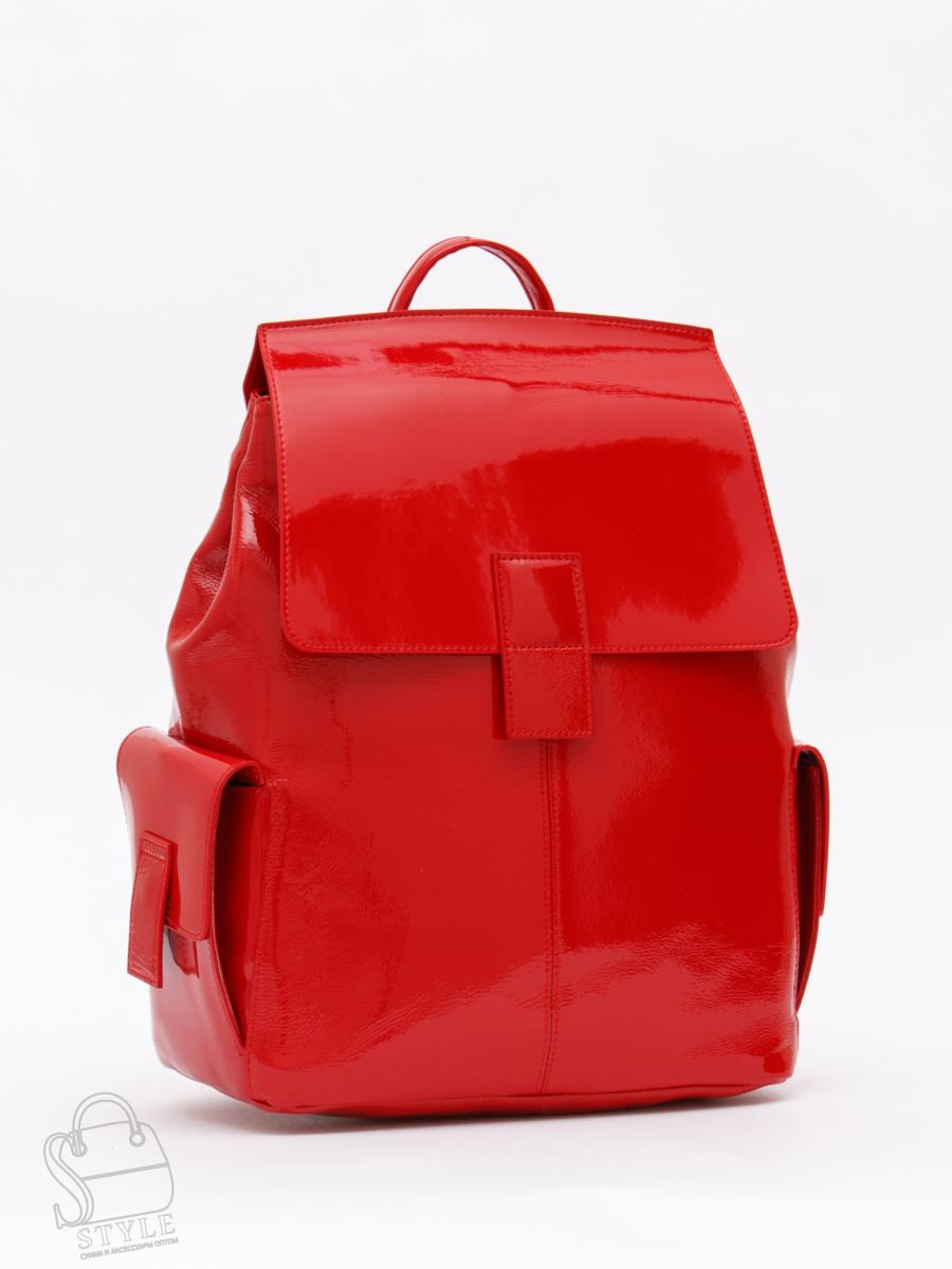Рюкзак женский кожаный 18337-8 red Polina&Eiterou  в Нижнем Новгороде