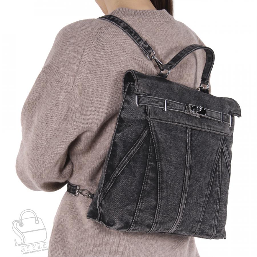 Рюкзак женский текстильный 9232VG black Vitelli Grassi  в Нижнем Новгороде