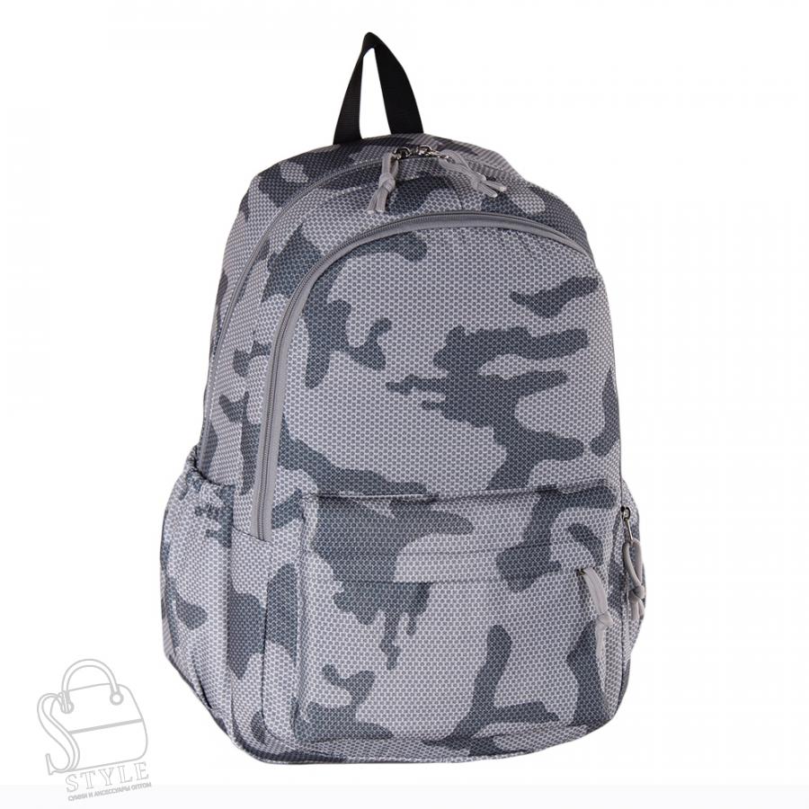 Рюкзак текстильный 3968PW gray Sikaile в Нижнем Новгороде