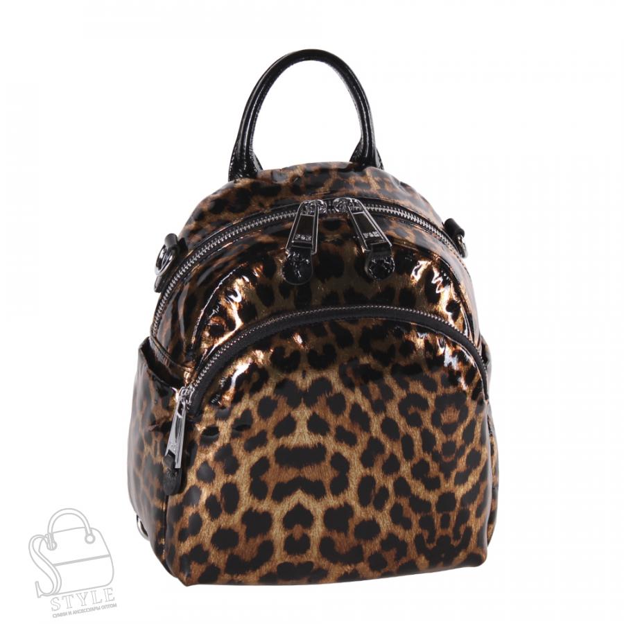 Рюкзак женский кожаный 18336-2 leopard Polina&Eiterou  в Нижнем Новгороде