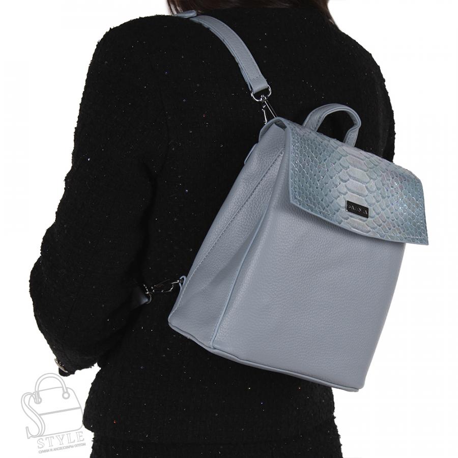 Рюкзак женский 69126-1 l.blue Velina Fabbiano-Safenta/30 в Нижнем Новгороде