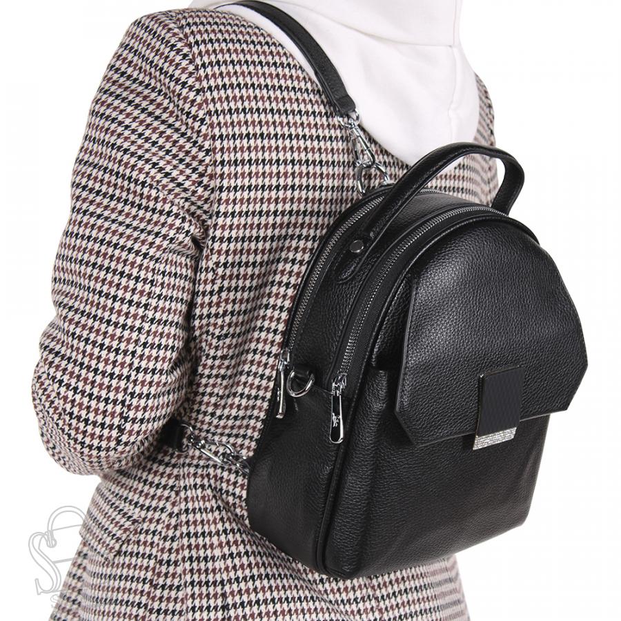 Рюкзак женский 69162 black Velina Fabbiano-Safenta/30 в Нижнем Новгороде