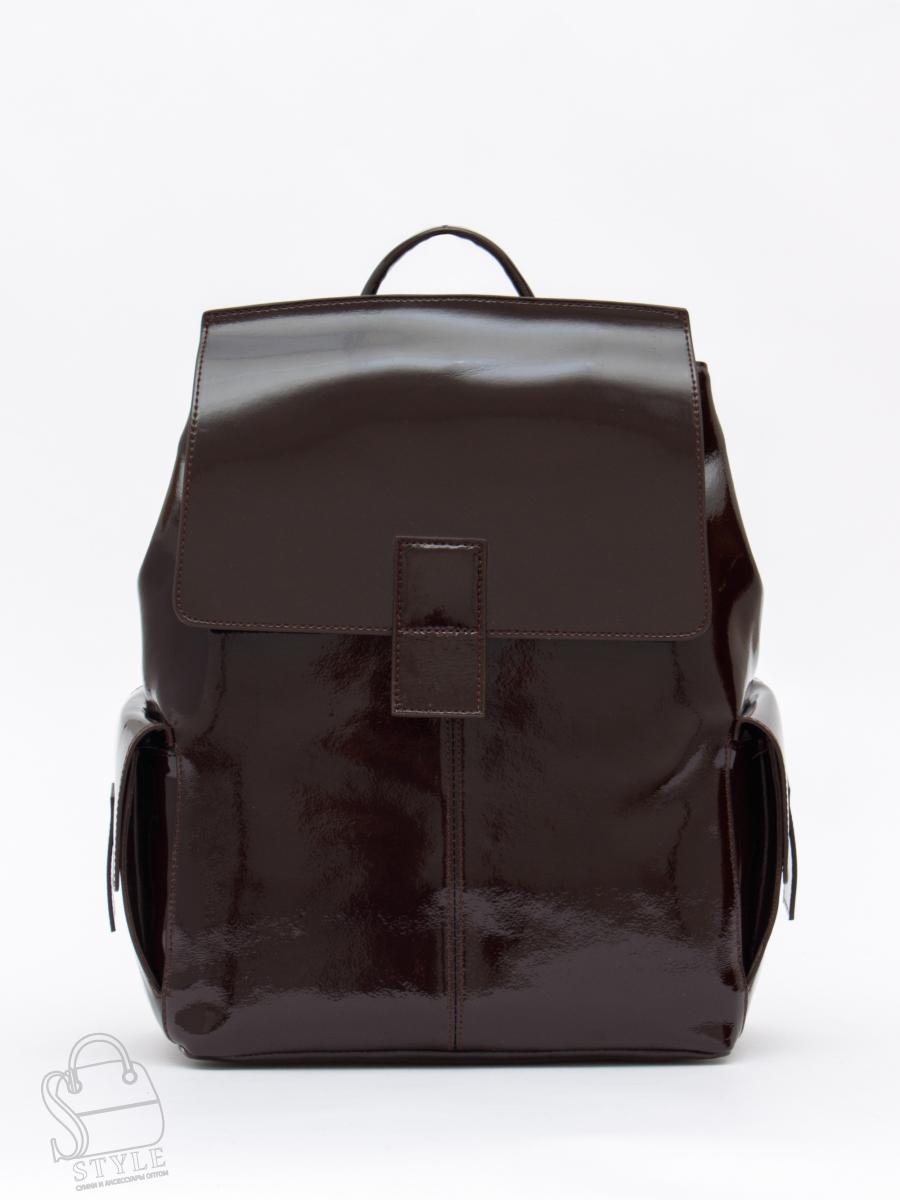 Рюкзак женский кожаный 18337-8 coffee Polina&Eiterou