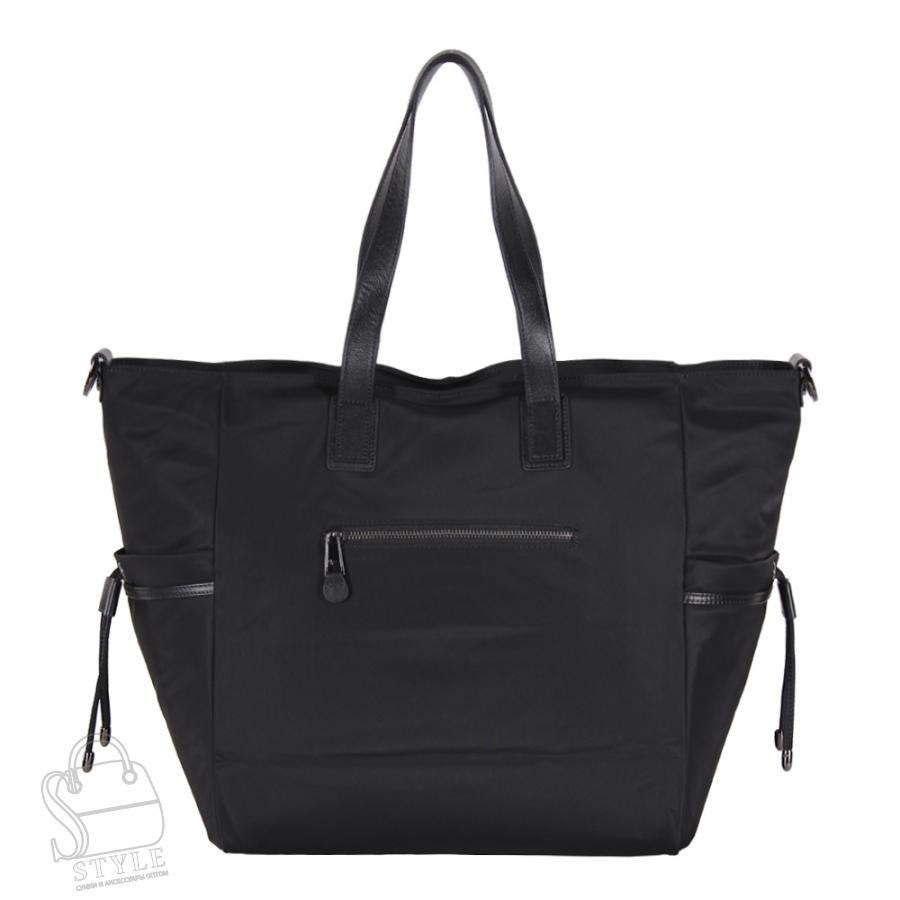 Сумка дорожная кожаная 9010W black Polina&Eiterou в Нижнем Новгороде