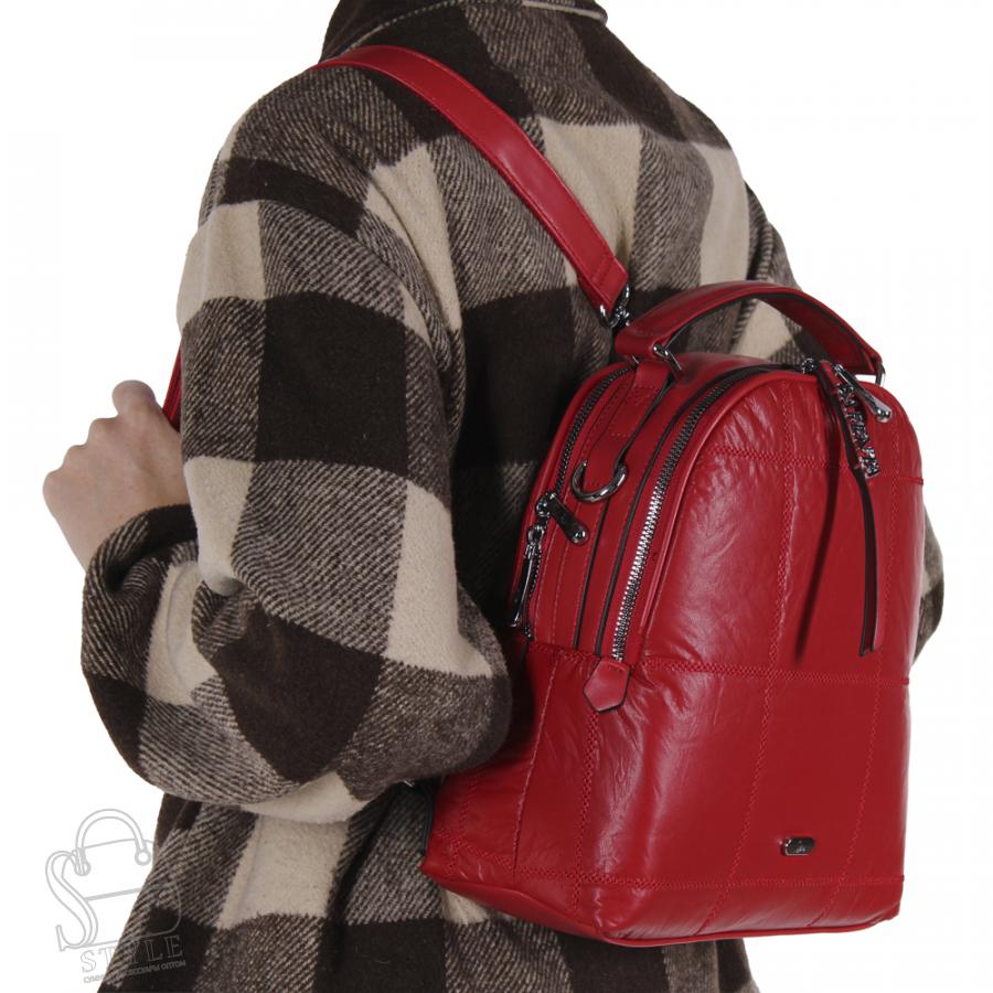 Рюкзак женский 670122 red Velina Fabbiano - Safenta в Нижнем Новгороде