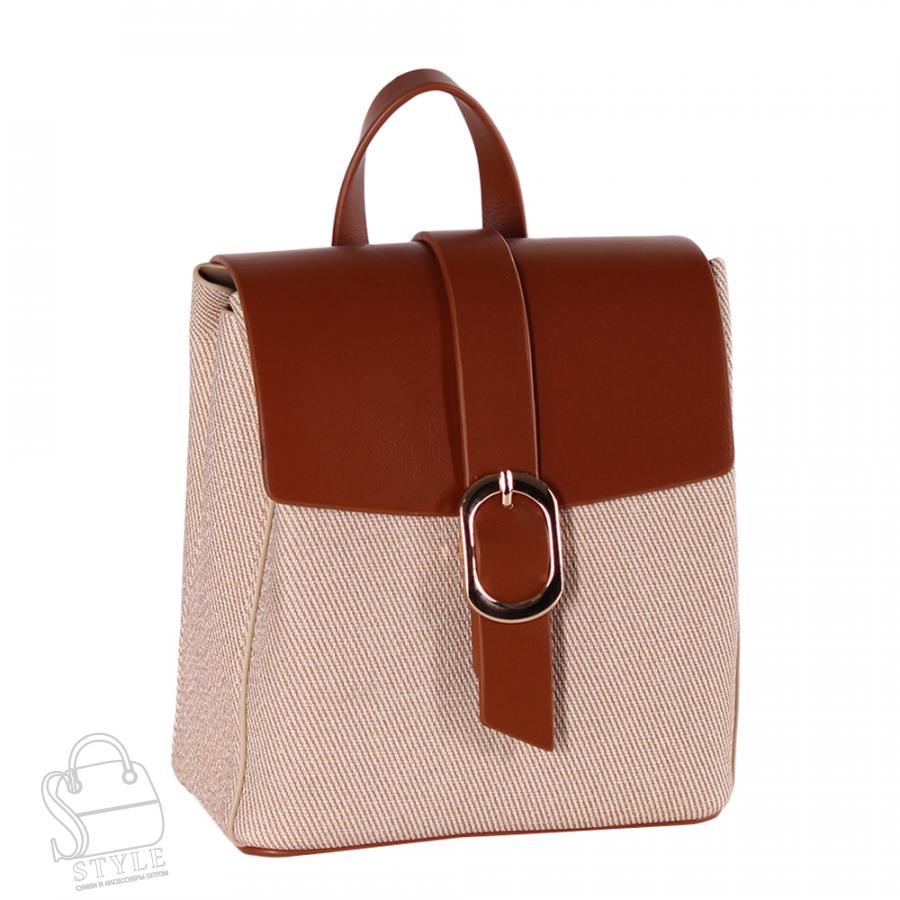 Рюкзак женский 012311030 off white Bagco/30 в Нижнем Новгороде