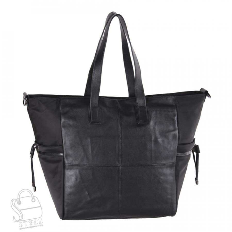 Сумка дорожная кожаная 9010W black Polina&Eiterou в Нижнем Новгороде