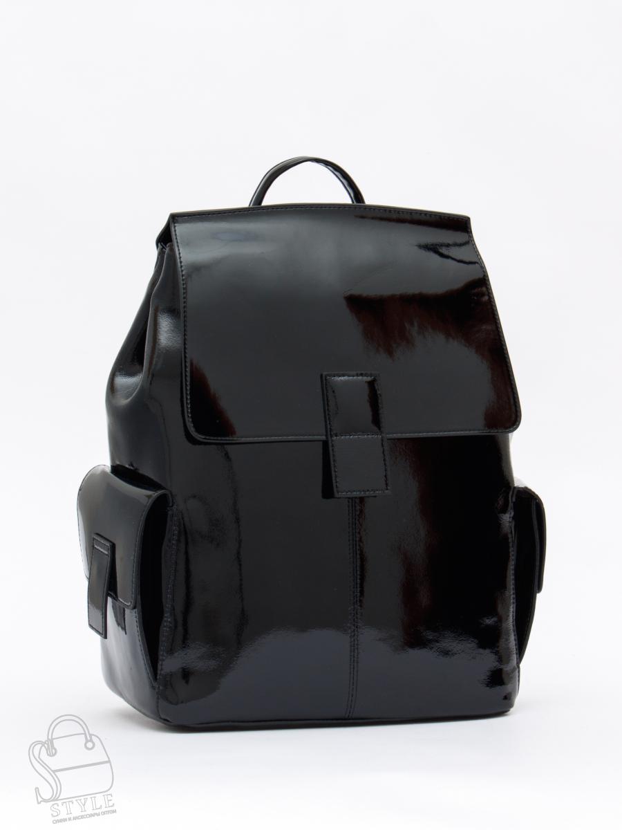 Рюкзак женский кожаный 18337-8 black Polina&Eiterou  в Нижнем Новгороде