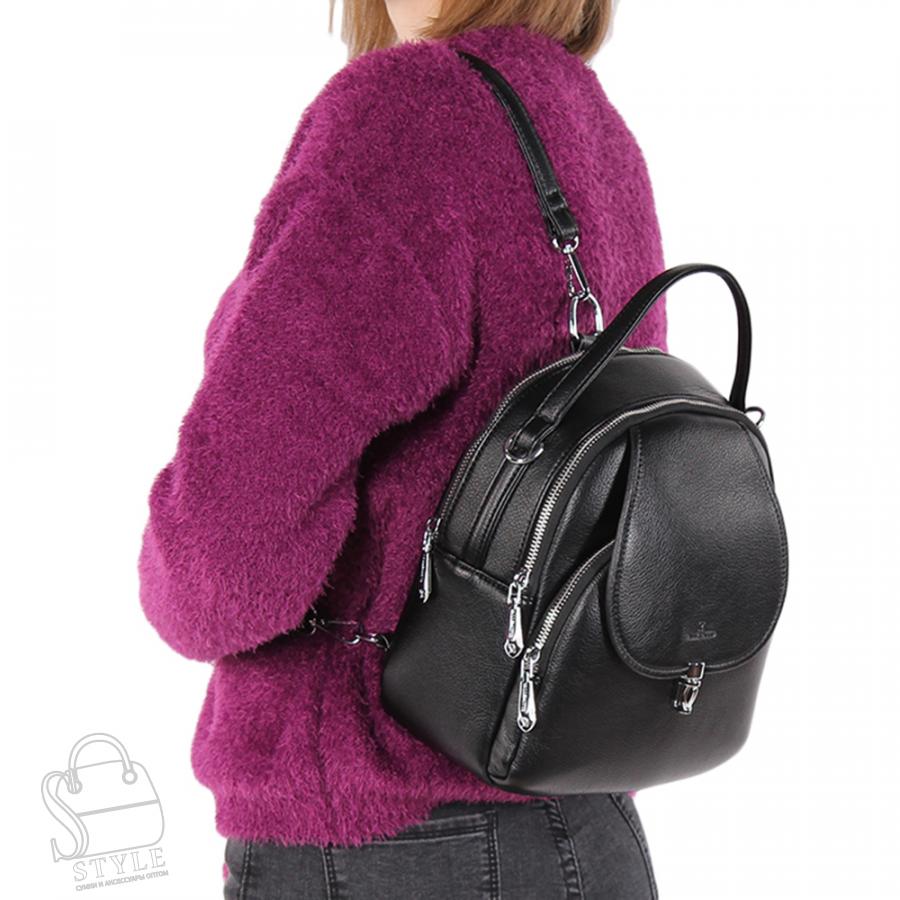 Рюкзак женский 86826-2 black Valle Mitto/30 в Нижнем Новгороде