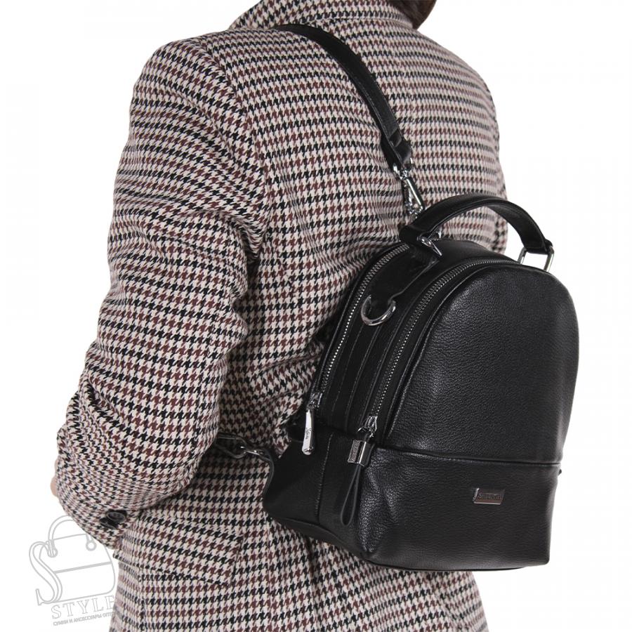 Рюкзак женский 670091 black Velina Fabbiano-Safenta/30 в Нижнем Новгороде