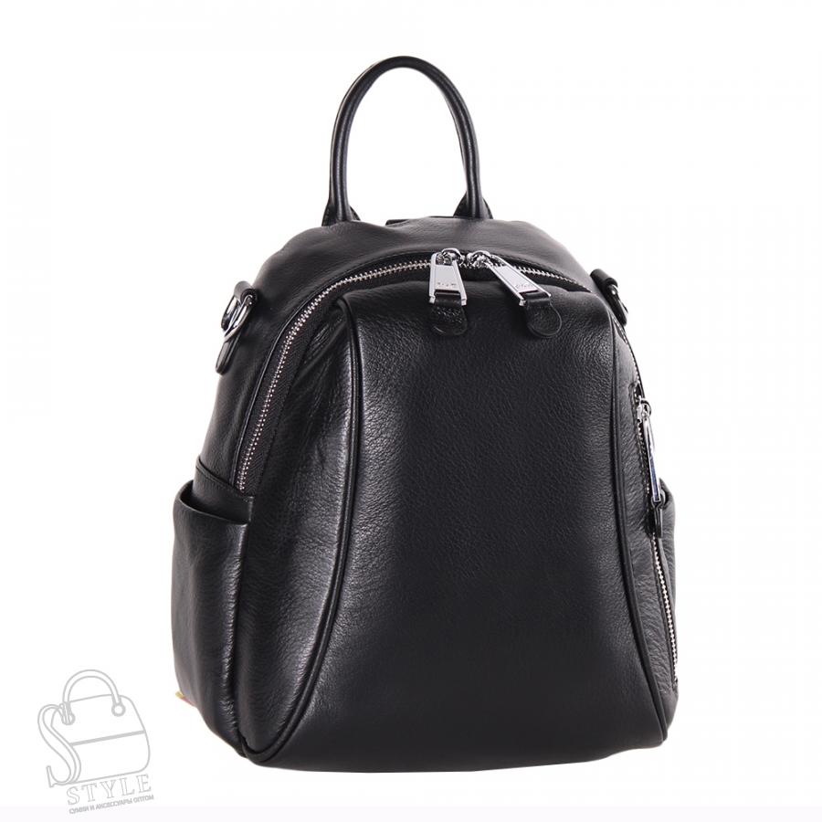 Рюкзак женский кожаный 18230 black Polina&Eiterou/30  в Нижнем Новгороде