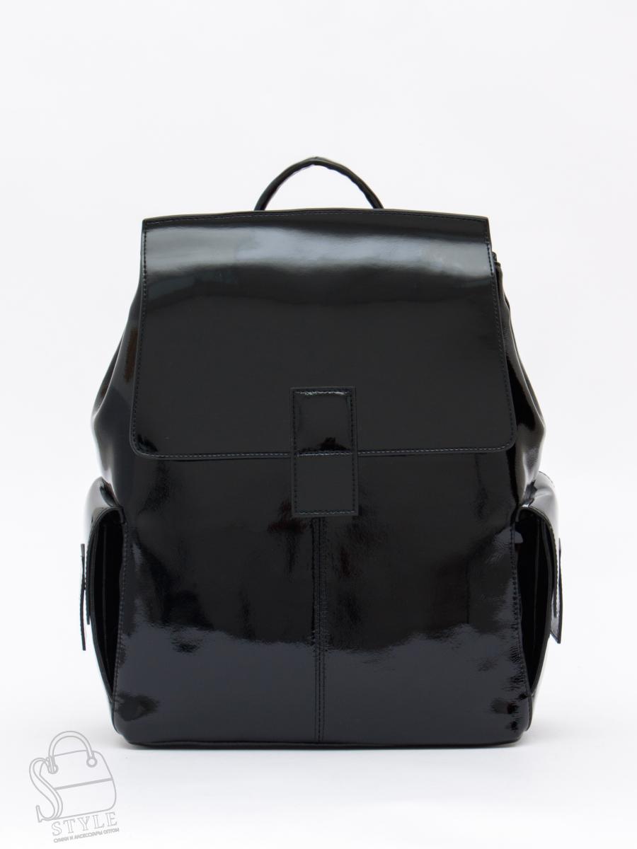 Рюкзак женский кожаный 18337-8 black Polina&Eiterou  в Нижнем Новгороде