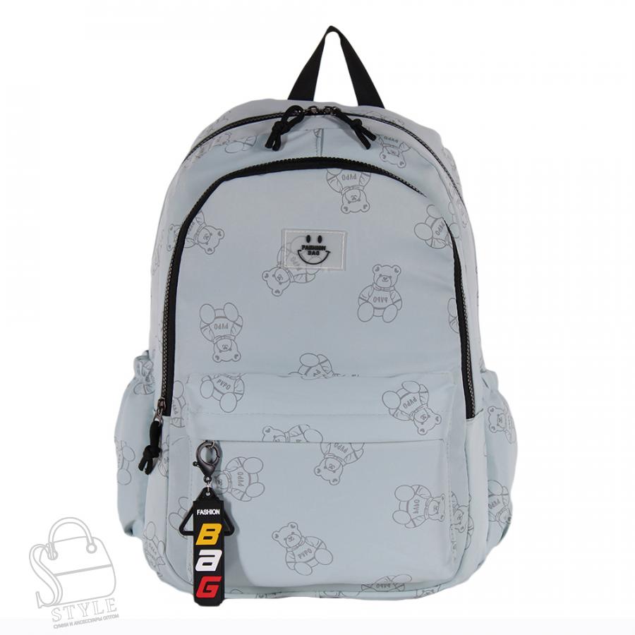 Рюкзак женский текстильный 1276PW l.blue Sikale в Нижнем Новгороде