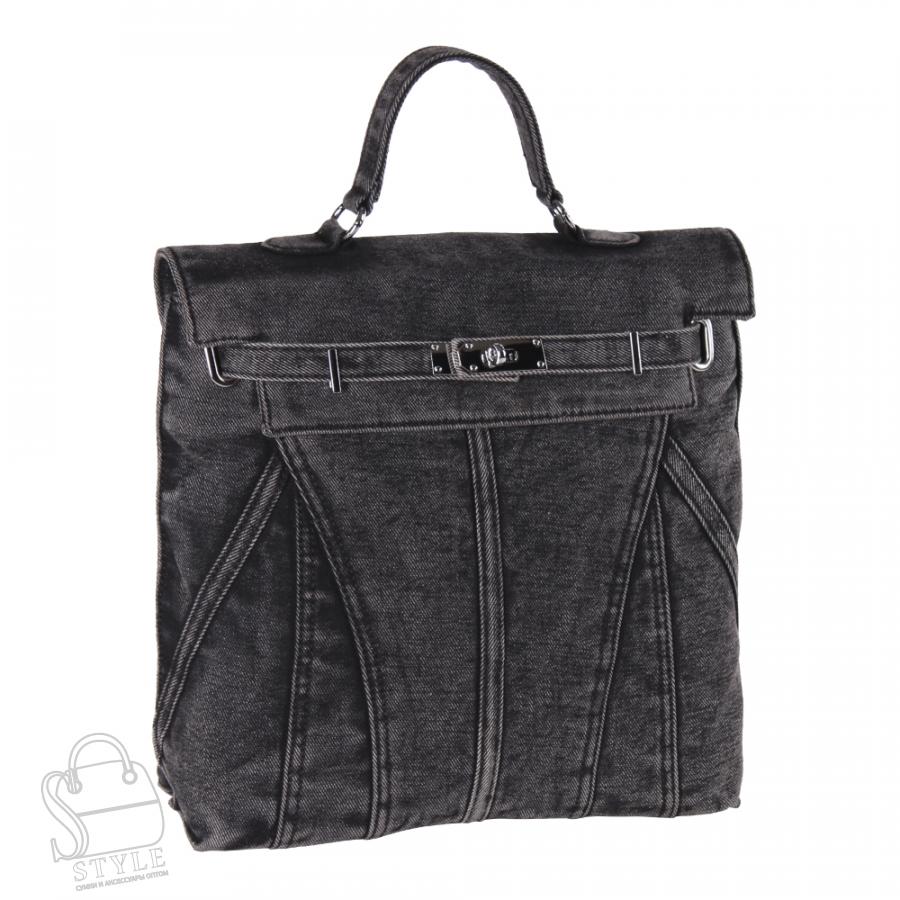 Рюкзак женский текстильный 9232VG black Vitelli Grassi  в Нижнем Новгороде