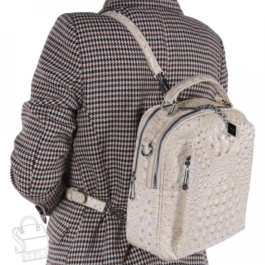 Рюкзак женский 69123-1 beige Velina Fabbiano-Safenta/50 в Нижнем Новгороде