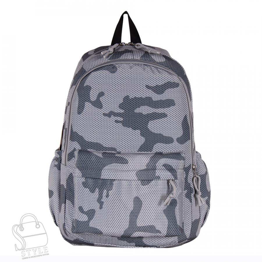 Рюкзак текстильный 3968PW gray Sikaile в Нижнем Новгороде