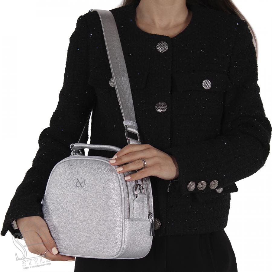 Рюкзак женский 8166CD silver Alex&Mia в Нижнем Новгороде