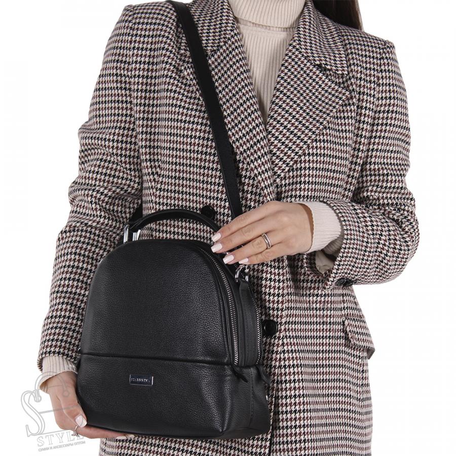 Рюкзак женский 670091 black Velina Fabbiano-Safenta/30 в Нижнем Новгороде