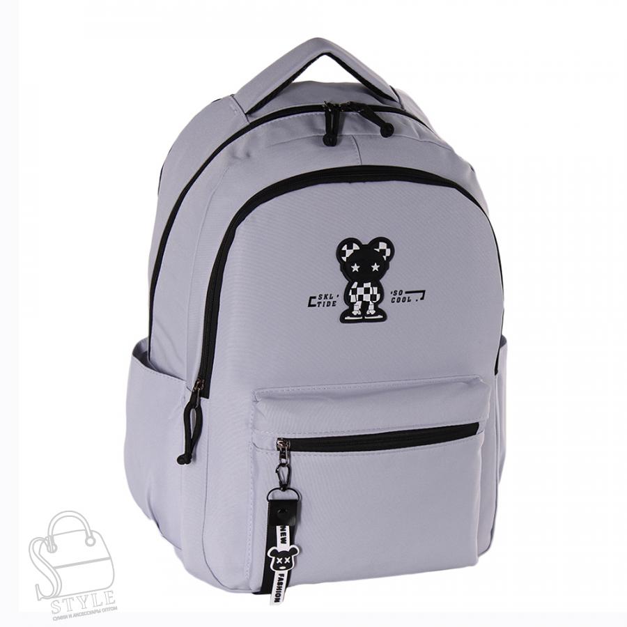 Рюкзак женский текстильный 1867P l.gray Sikaile в Нижнем Новгороде