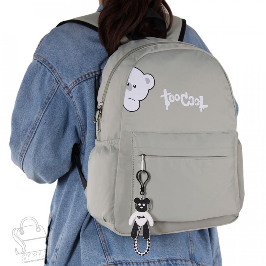 Рюкзак женский текстильный 628P l.green Sikail в Нижнем Новгороде