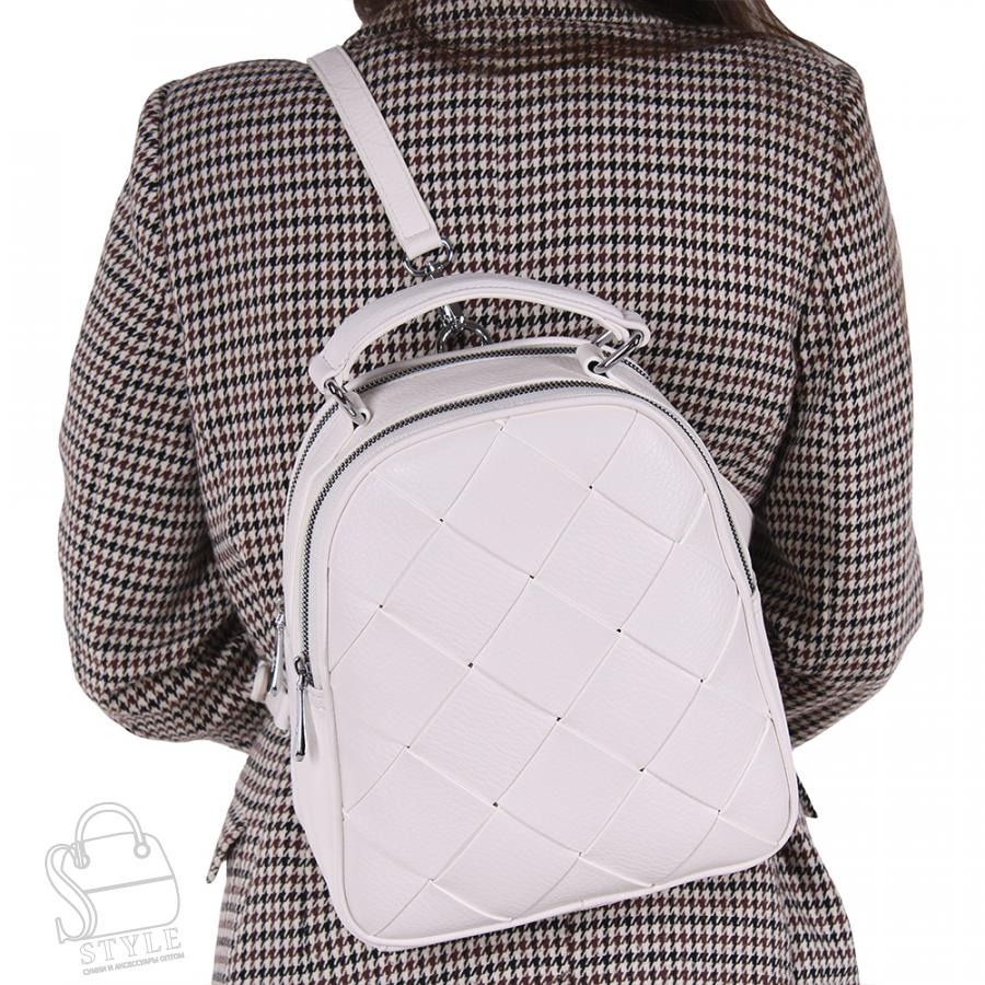 Рюкзак женский 69138-1 white Velina Fabbiano-Safenta  в Нижнем Новгороде