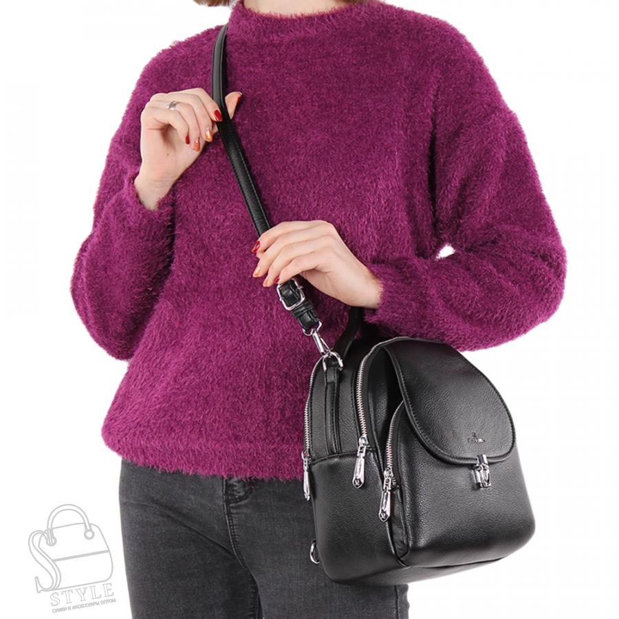 Рюкзак женский 86826-2 black Valle Mitto/30 в Нижнем Новгороде