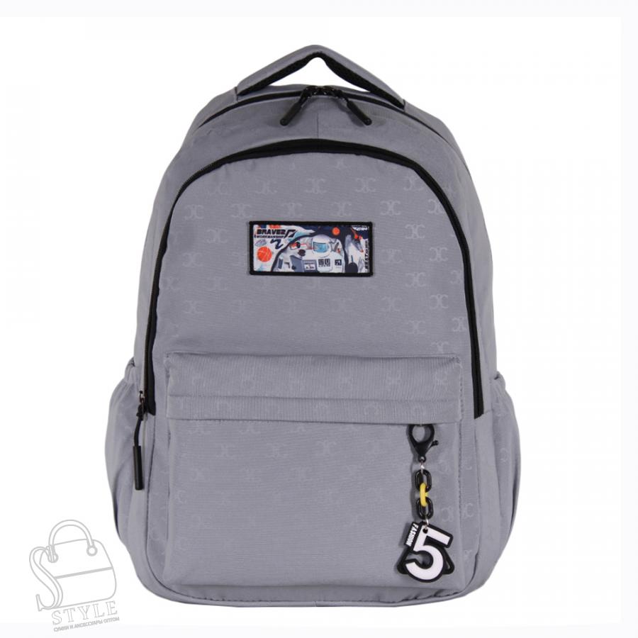 Рюкзак женский текстильный 1819PW l.gray Sikale в Нижнем Новгороде