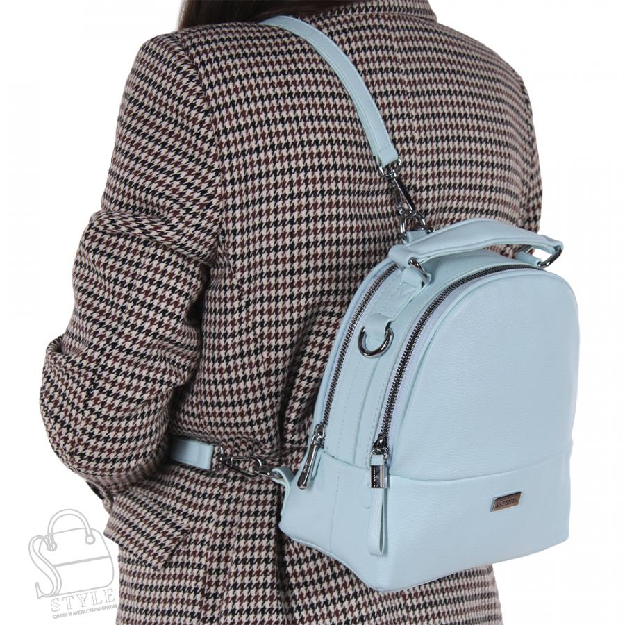 Рюкзак женский 670091 blue Velina Fabbiano-Safenta/30 в Нижнем Новгороде