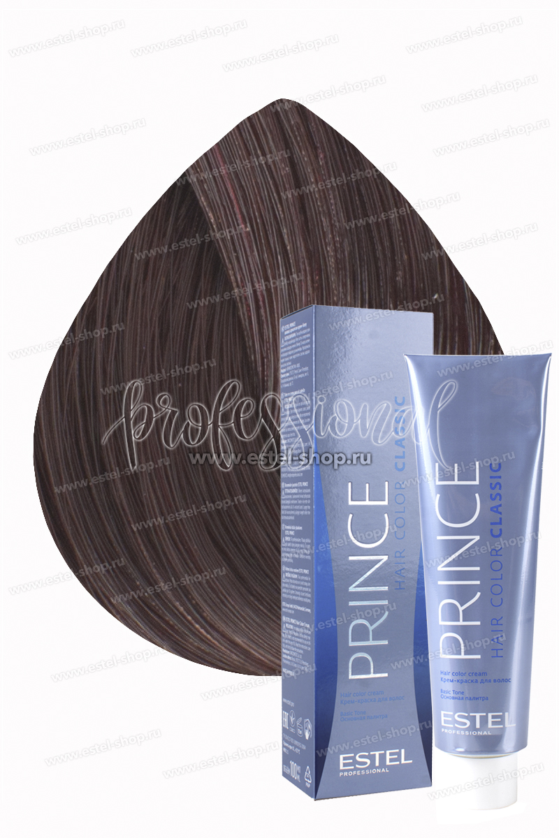 Estel Prince 6/76 Тёмно-русый коричнево-фиолетовый 100 мл.